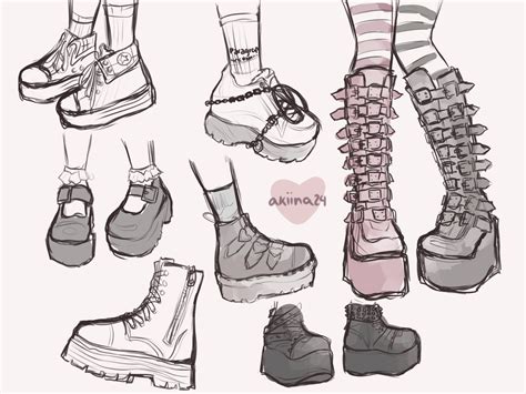 how to draw anime shoes|anime shoes drawing art.